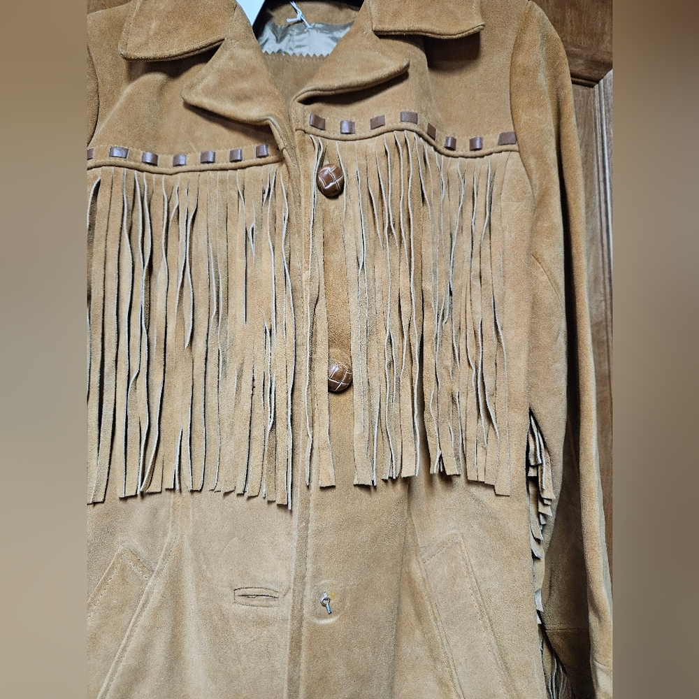 Genuine Leather Western Fringe Jacket - Picture 2 of 10